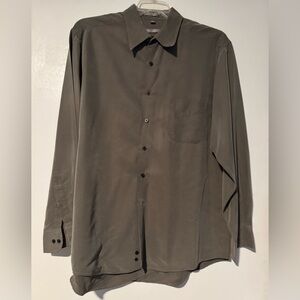 Geoffrey Beene Men's Charcoal Button Down Shirt